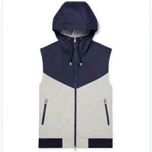 BRUNELLO CUCINELLI men slim fit jersey hoodie gilet
